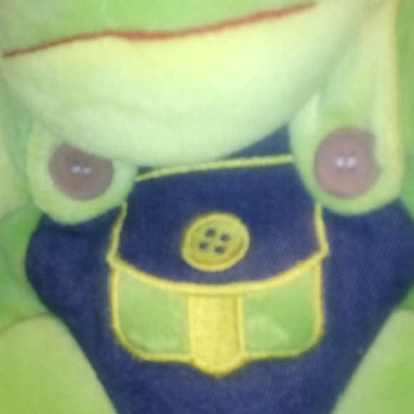 Mini Frog Backpack Plush Plushie For Kids (Green) #100 - Picture 8 of 11